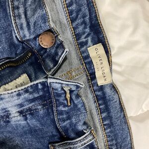 Oliver Logan Women's Straight Leg Jeans - Blue